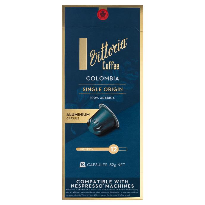 Vittoria Single Origin Colombia 澳洲精品維多利亞咖啡膠囊10入 (Nespresso適用)