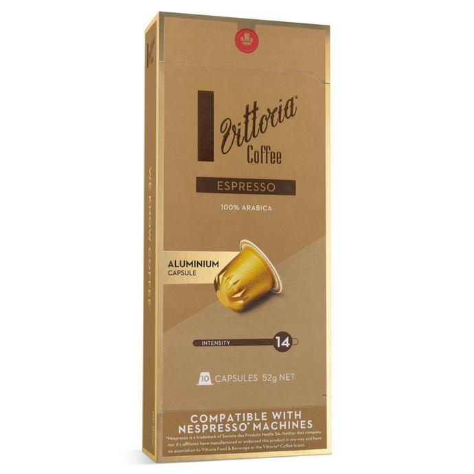 Vittoria Coffee Espresso 澳洲精品維多利亞咖啡膠囊10入 (Nespresso適用)