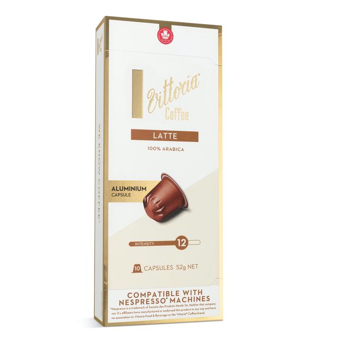 Vittoria Coffee Latte 澳洲精品維多利亞咖啡膠囊10入 (Nespresso適用)