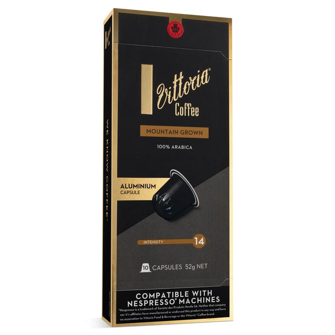 Vittoria Mountain Grown 澳洲精品維多利亞咖啡膠囊10入 (Nespresso適用)