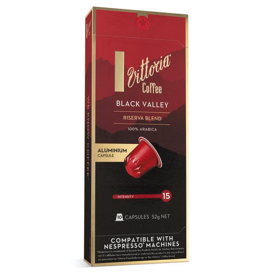 Vittoria Riserva Black Valley 澳洲精品維多利亞咖啡膠囊10入 (Nespresso適用)